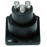 Enova 3 pol hun 3-Pin XLR chassis stik, sort IP67 Outdoor