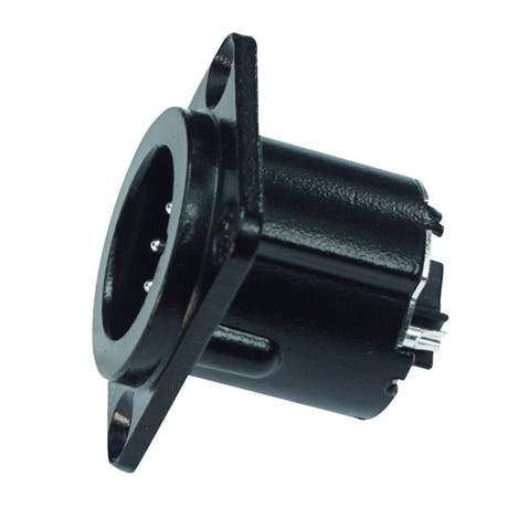 Enova 5-Pin XLR han chassistik, svart