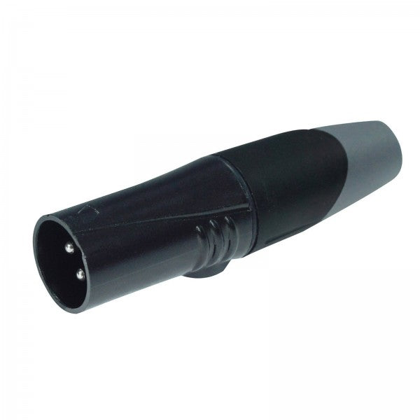Enova 3-Pin XLR han kabelkontakt, svart