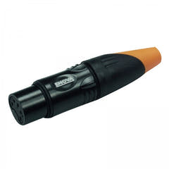 Enova 5 pol hon XLR kabelkontakt, svart IP67 Outdoor