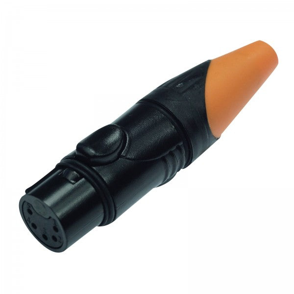 Enova 5 pol hon XLR kabelkontakt, svart IP67 Outdoor