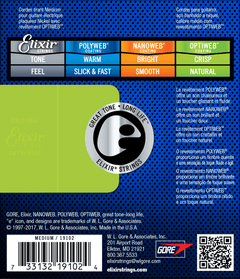 Elixir Optiweb Guitar Strings (Medium, 11-49)