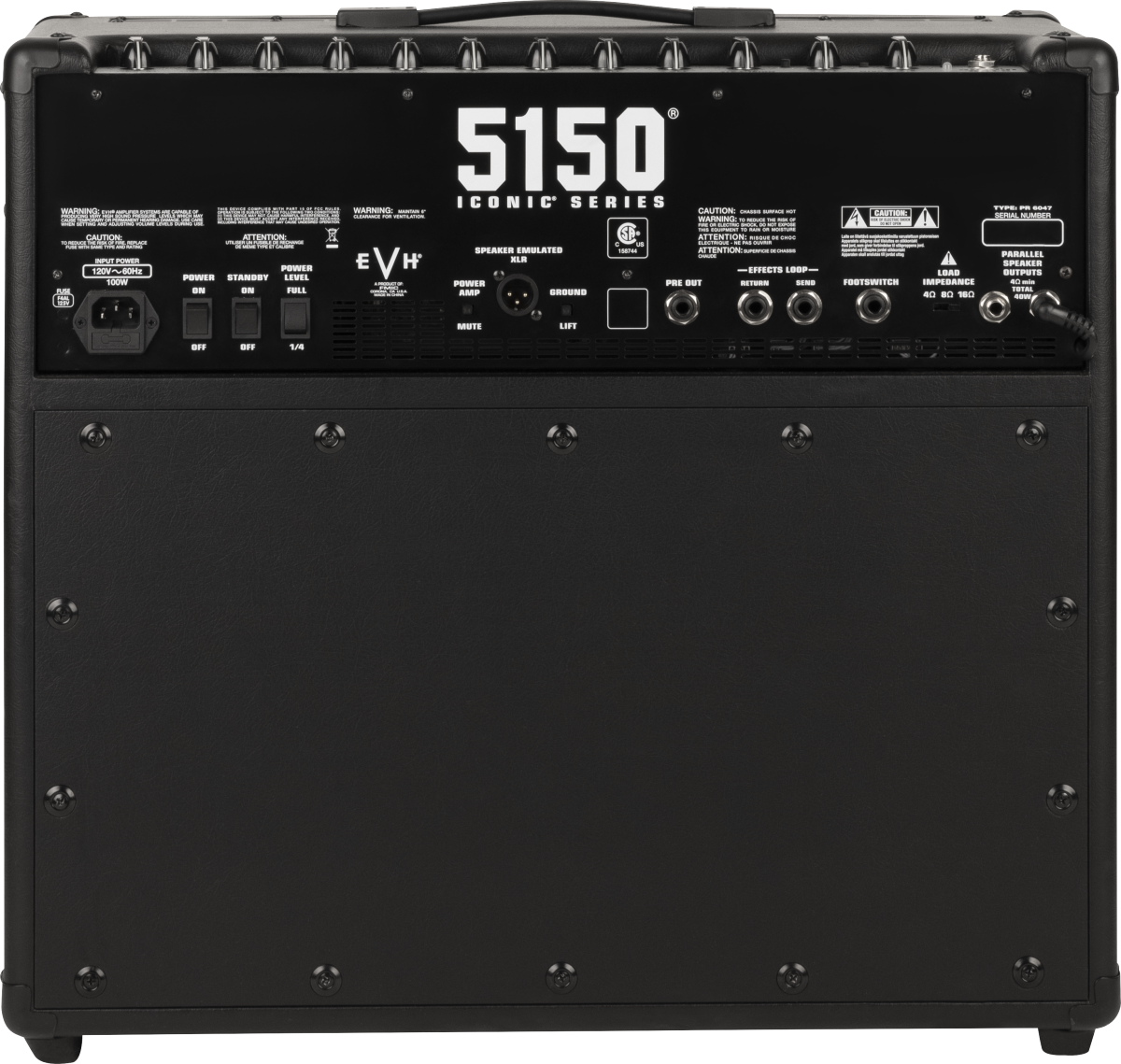 EVH 5150 Iconic 40W 1x12 Combo gitarrförstärkare (svart)