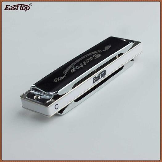 Easttop T008 Blues Harp munspel (F, Silver)