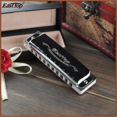 Easttop T008 Blues Harp munspel (F, Silver)