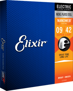 Elixir Nanoweb Guitar Strings (Super Light, 09-42)