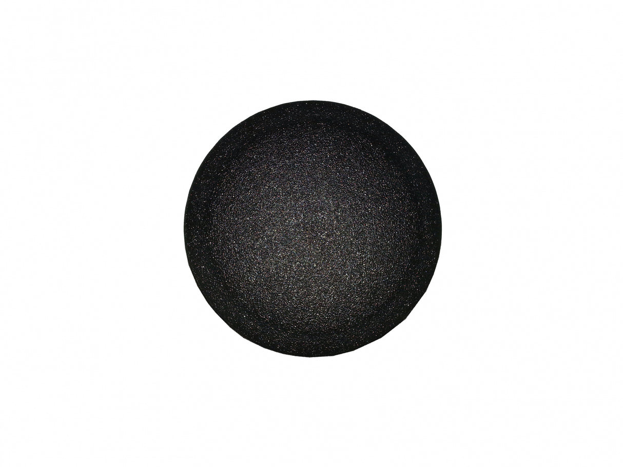 Ändplugg 50mm svart