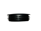 Ändplugg 50mm svart