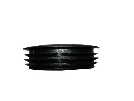 Ändplugg 50mm svart