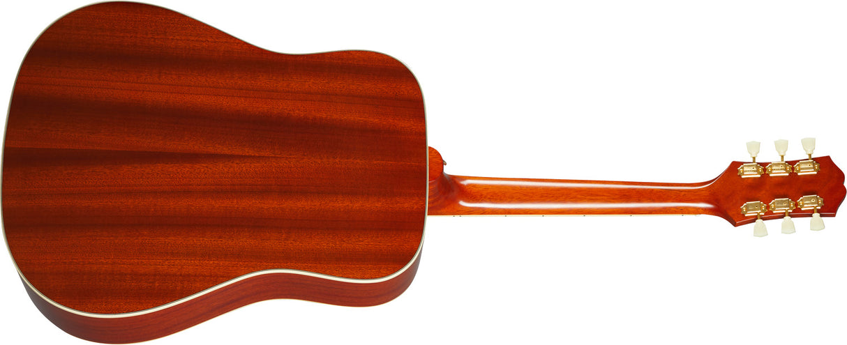 Epiphone Hummingbird All Solid Wood Aged Western Guitar ( Cherry Sunburst Gloss )