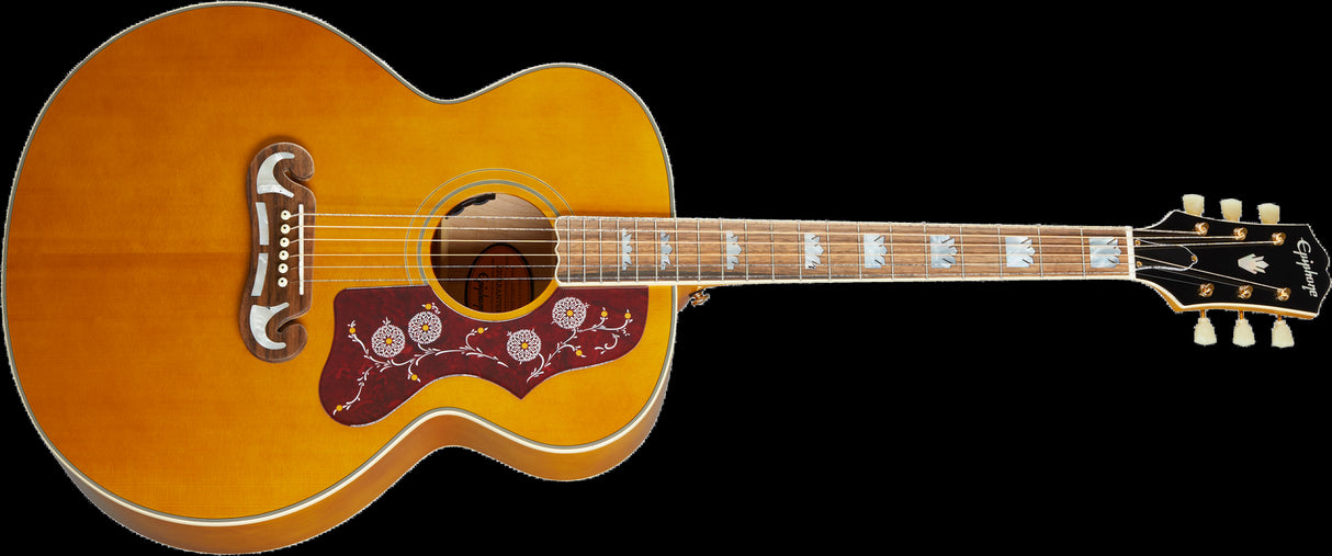 Epiphone J-200 Western gitarr ( Aged Natural Antique Gloss )