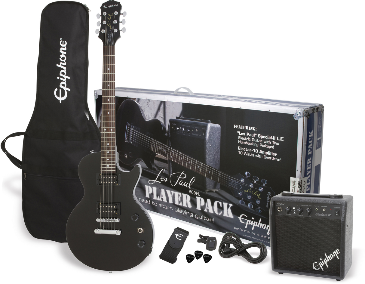 Epiphone Les Paul Player Pack ( Ebony )