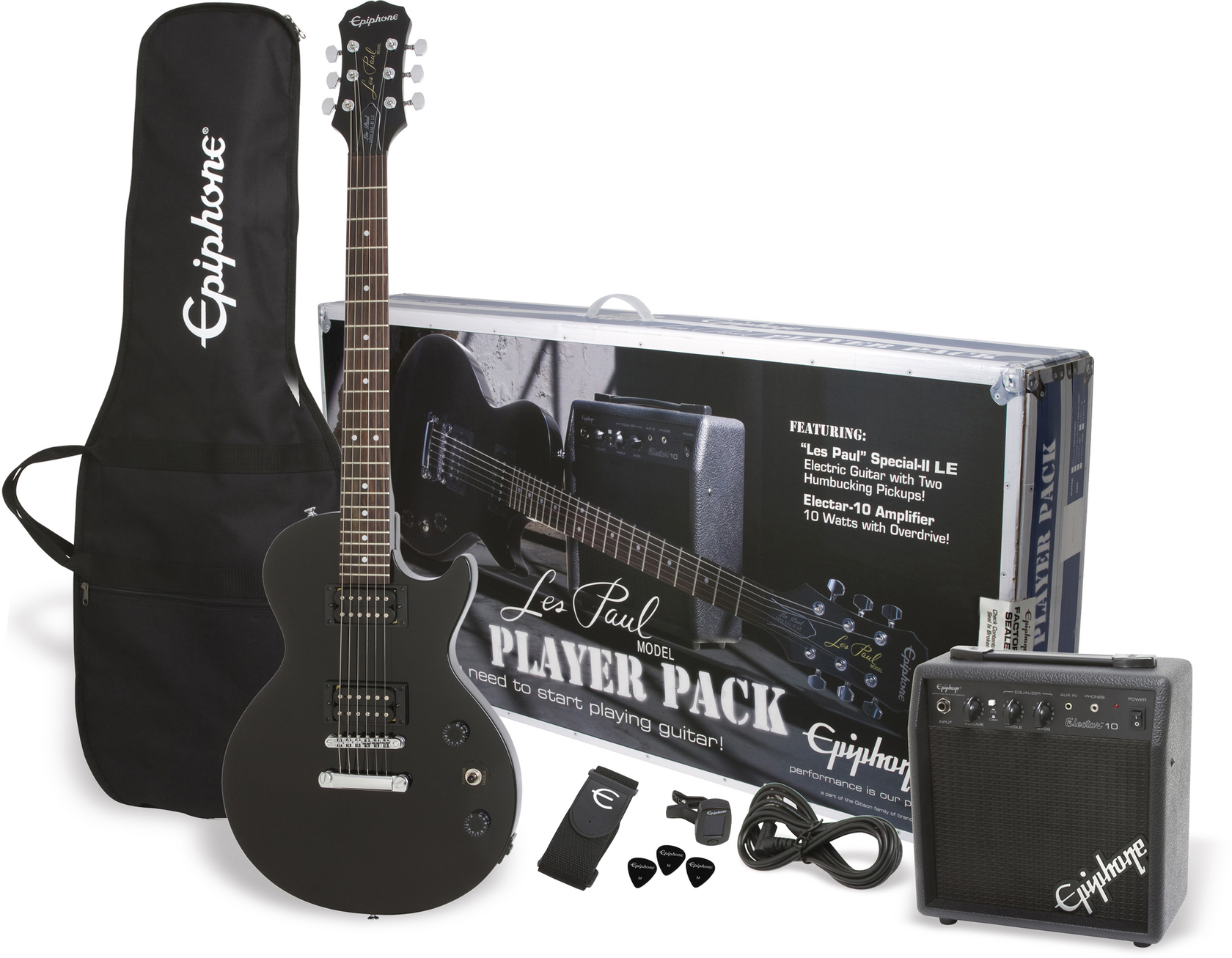 Epiphone Les Paul Player Pack ( Ebony )