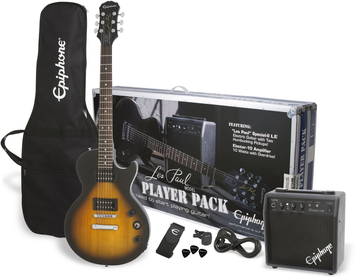 Epiphone Les Paul Player Pack ( Vintage Sunburst )