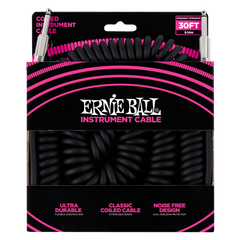Ernie Ball 6044 gitarrkabel (svart, 9 m)