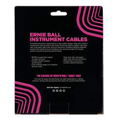 Ernie Ball 6044 gitarrkabel (svart, 9 m)