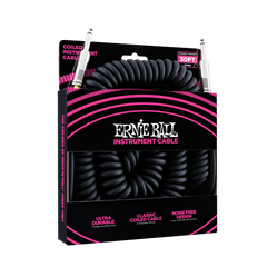 Ernie Ball 6044 gitarrkabel (svart, 9 m)