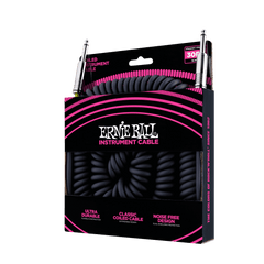 Ernie Ball 6044 gitarrkabel (svart, 9 m)