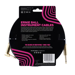 Ernie Ball 6058 gitarrkabel (svart, 7,5 m)