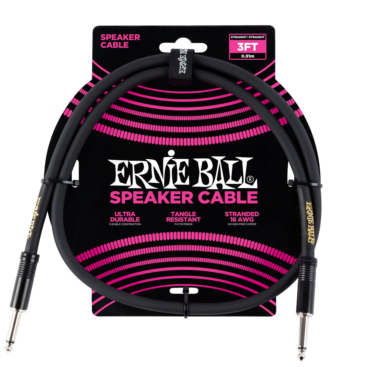 Ernie Ball 6071 gitarrkabel (90cm)