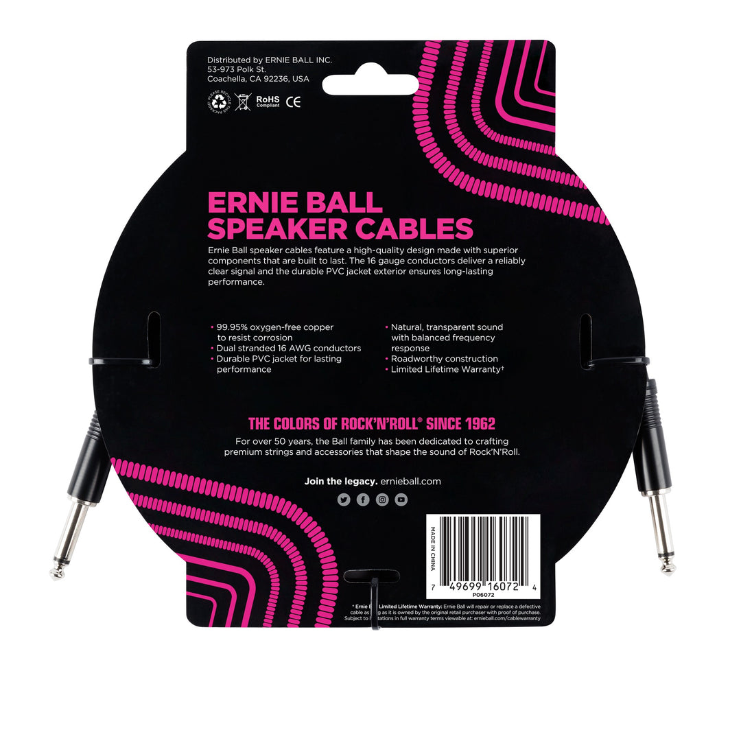 Ernie Ball 6072 gitarrkabel (1,8 m)