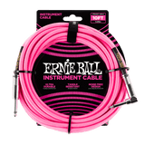 Ernie Ball 6078 gitarrkabel (rosa, 3m)