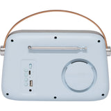 Madison Retro Radio med Bluetooth, FM och DAB (Ljusblå)