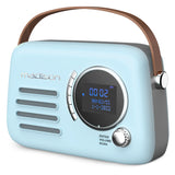Madison Retro Radio med Bluetooth, FM och DAB (Ljusblå)