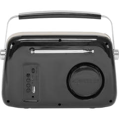 Madison Retro Radio med Bluetooth, FM och DAB (Svart)