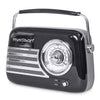 Madison Retro Radio med Bluetooth och FM (Svart)