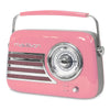 Madison Retro Radio med Bluetooth och FM (Rosa)