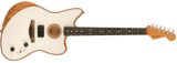 Fender American Acoustasonic Jazzmaster elgitarr (Arctic White )