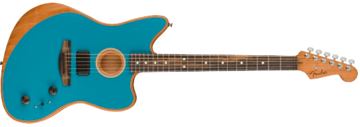 Fender American Acoustasonic Jazzmaster elgitarr (Ocean Turquoise )
