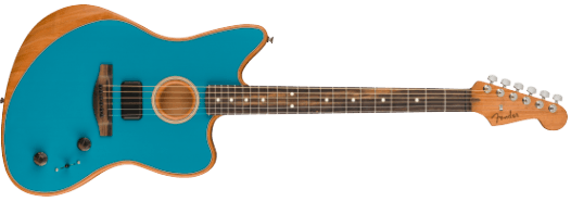 Fender American Acoustasonic Jazzmaster elgitarr (Ocean Turquoise )