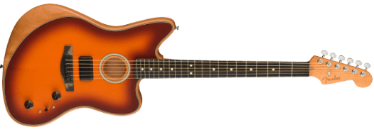 Fender American Acoustasonic Jazzmaster elgitarr ( Tobacco Sunburst )