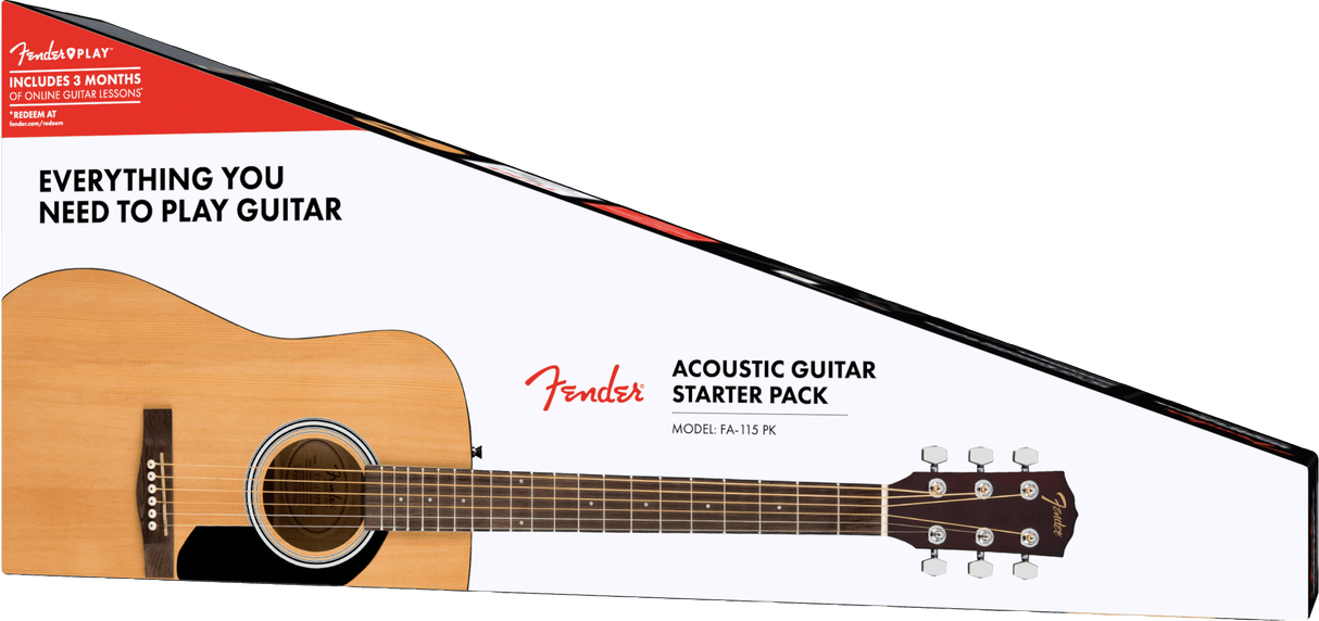 Fender FA-115 Dreadnought Western Guitar Pack (naturligt)