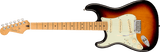 Fender Player Plus Stratocaster vänsterhänt elektrisk gitarr (3-färgad Sunburst )