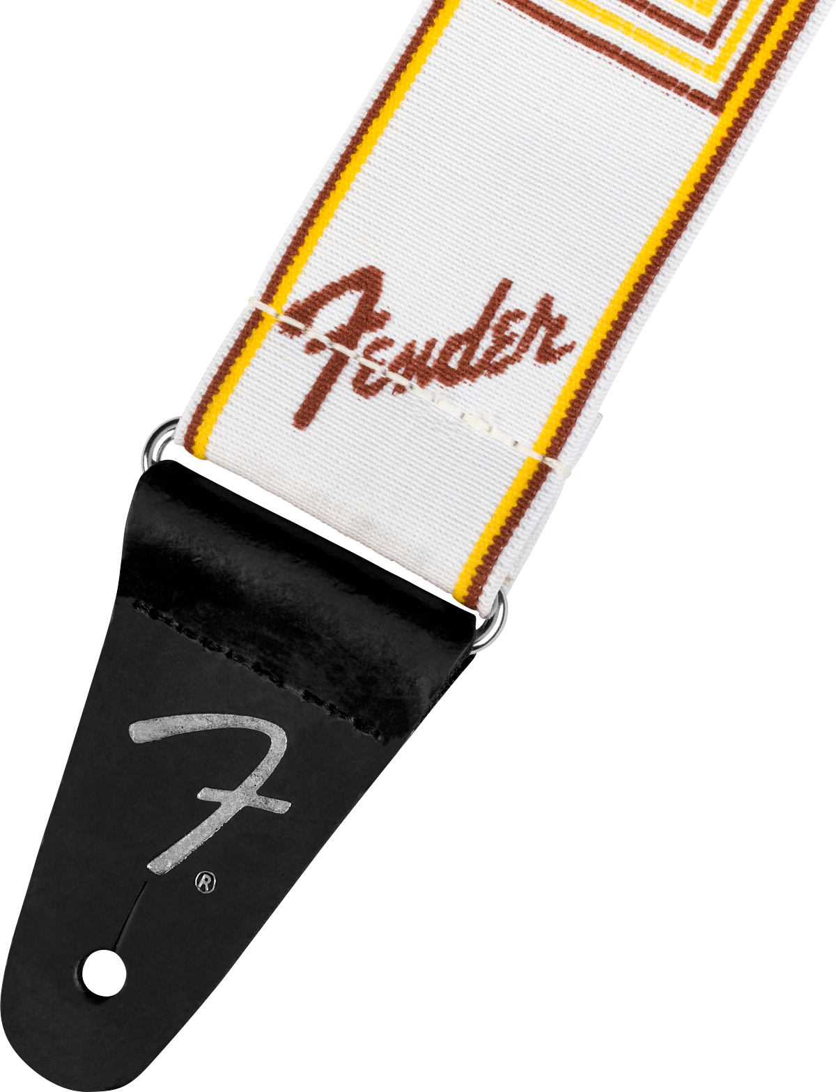 Fender viktlöst gitarrband ( White / Yellow /brun, 2")
