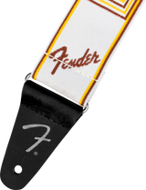 Fender viktlöst gitarrband ( White / Yellow /brun, 2")