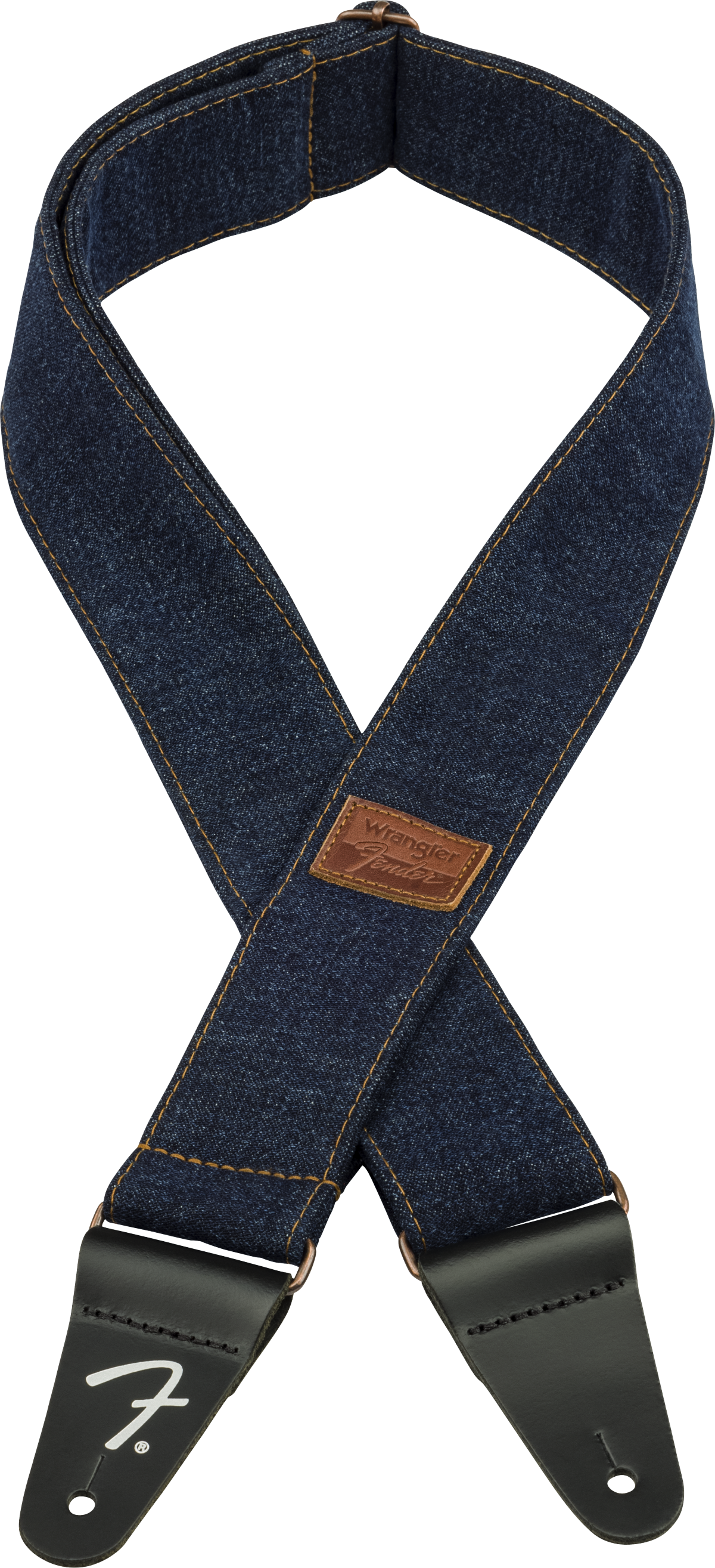 Fender x Wrangler Denim gitarrrem (Dark Indigo, 2")