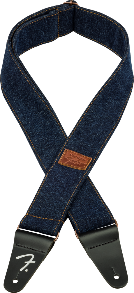 Fender x Wrangler Denim gitarrrem (Dark Indigo, 2")