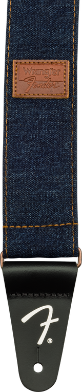 Fender x Wrangler Denim gitarrrem (Dark Indigo, 2")