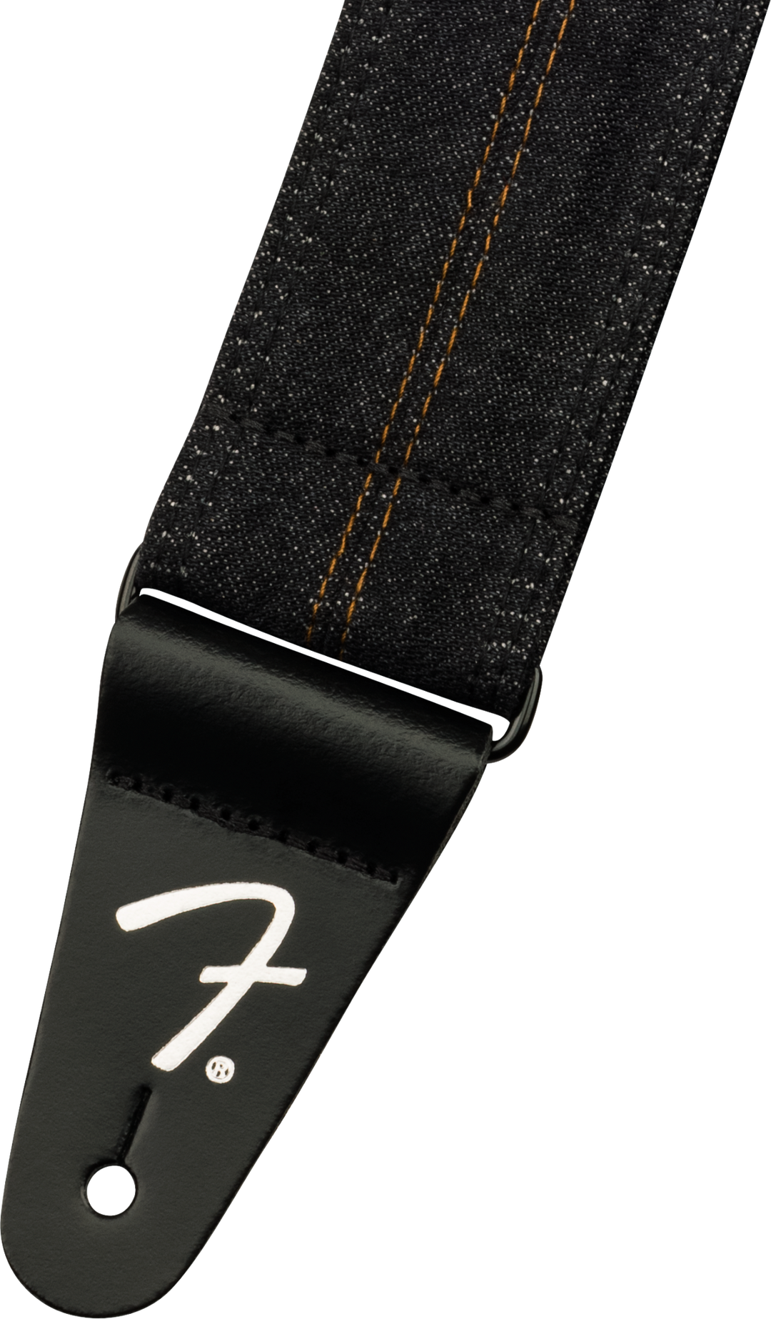 Fender x Wrangler Denim gitarrrem (tvättad Black söm, 2")