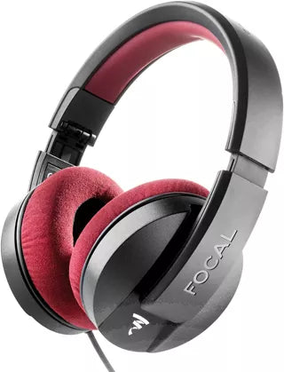 Focal Listen Professional DJ hörlurar (svart/röd)