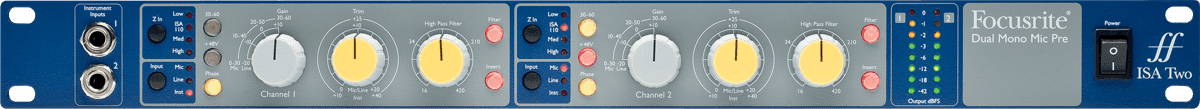 Focusrite ISA TWO mikrofonförförstärkare
