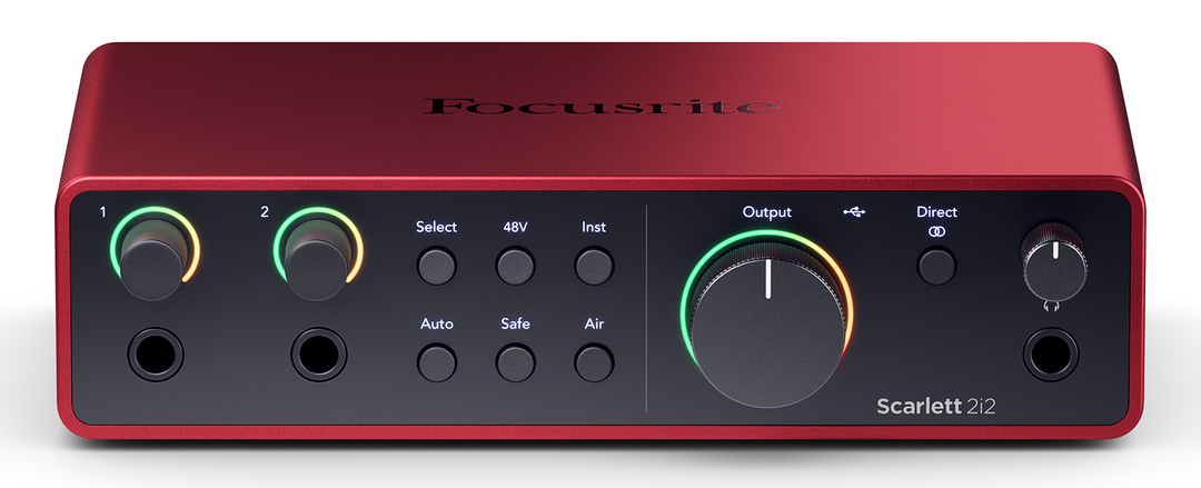Focusrite Scarlett 2i2 Studio 4:e generationens ljudkortspaket
