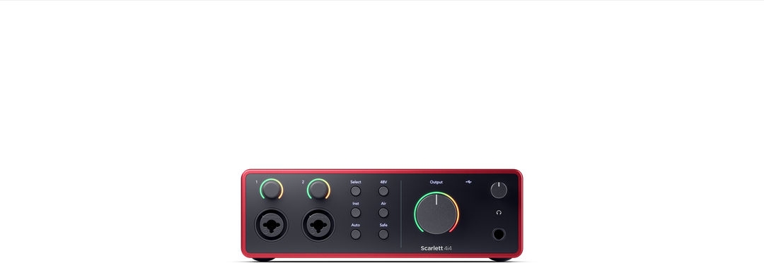 Focusrite Scarlett 4i4 4:e generationens ljudkort