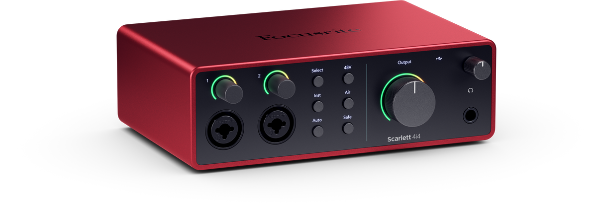 Focusrite Scarlett 4i4 4:e generationens ljudkort