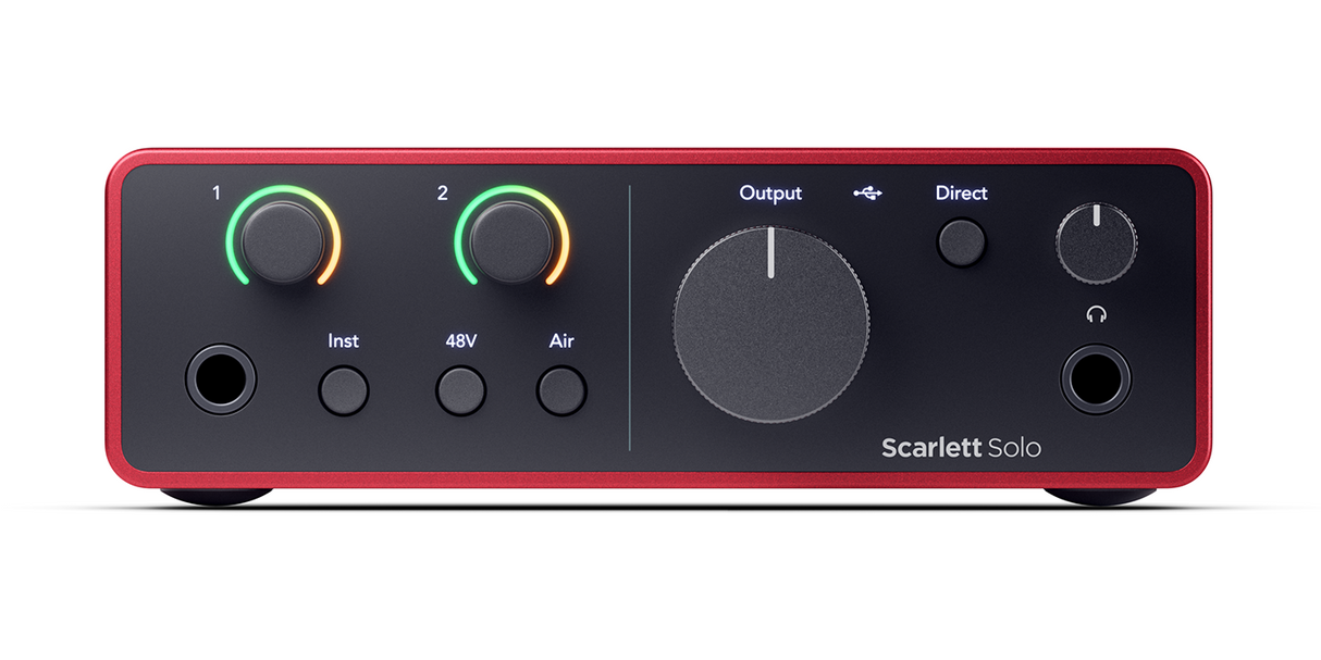 Focusrite Scarlett Solo 4:e generationens ljudkort
