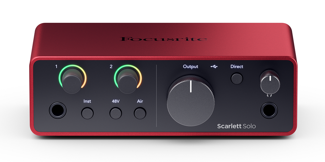 Focusrite Scarlett Solo Studio 4th Gen Ljudkort Paket